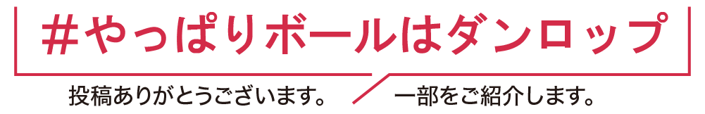 やっぱりボールはダンロップ